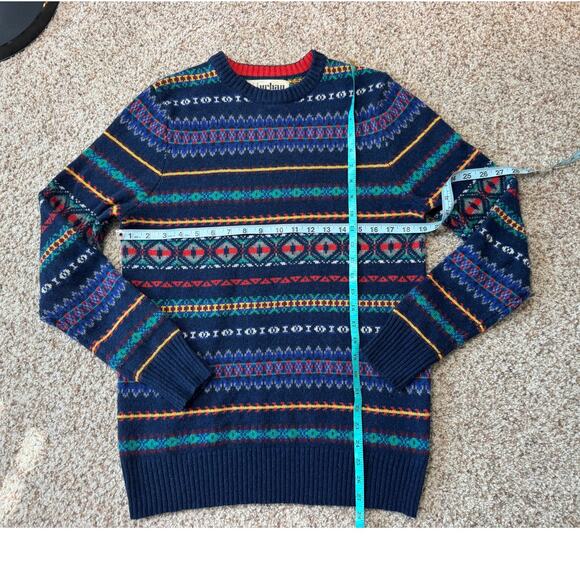 Urban Pipeline Fair Isle Crewneck Men's Sweater, Size Medium, Wool Blend - Picture 4 of 7